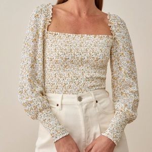 Reformation pinto top